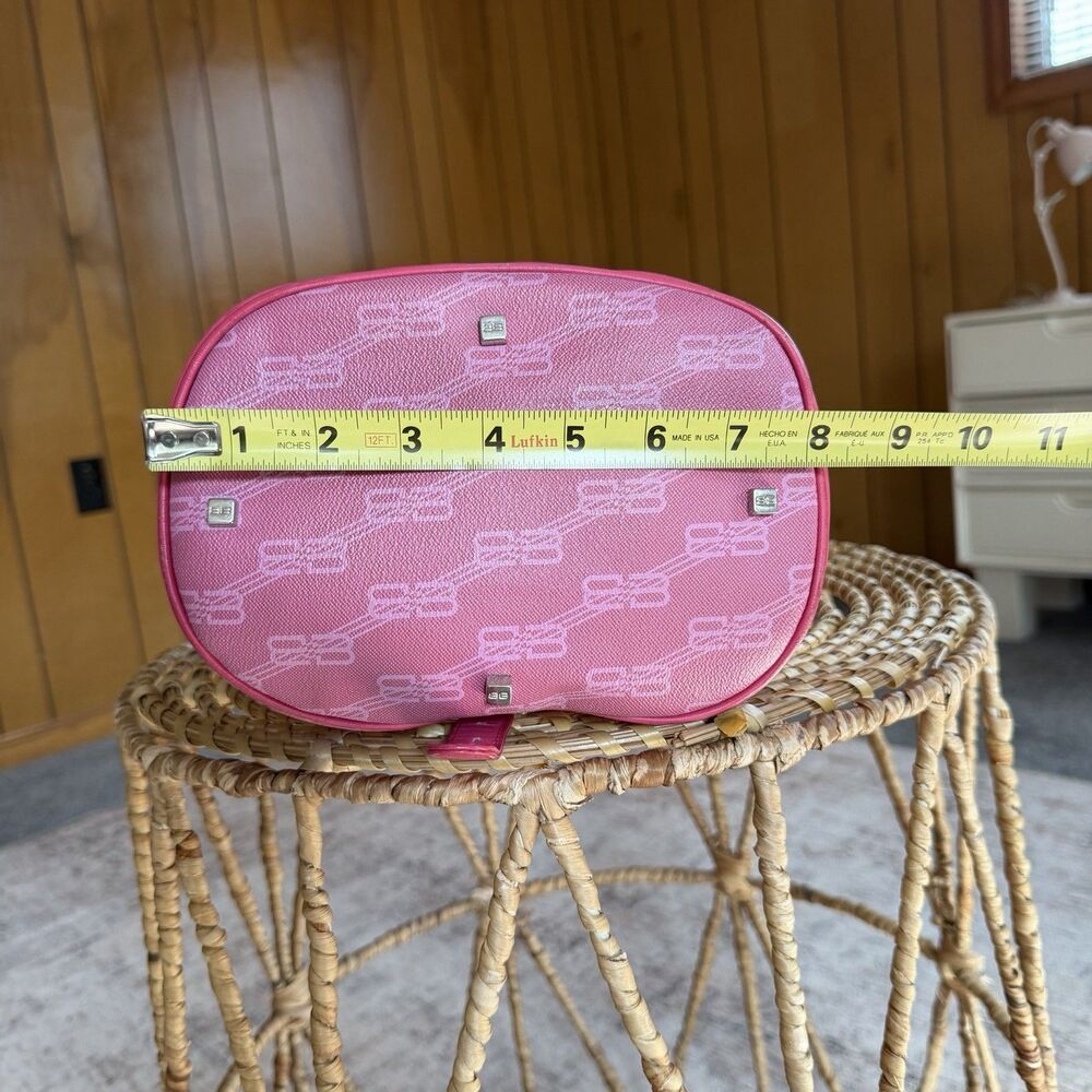 BALENCIAGA 90’s Vintage Bucket Bag Pink Leather Handbag Shoulder Bag Backpack - Picture 9 of 16